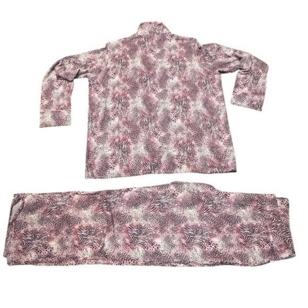 SKIMS Sleep Long‎ Pajama Set Bloom Mini Multi Animal Print Size S - Picture 4 of 8